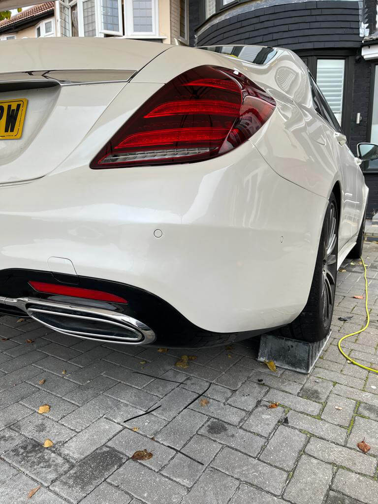 mercedes-bumper-scratch-repair-southminster-after Mobile Scratch Dent Removal Chelmsford - After