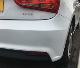 Before the scratched bumper repair in Billericay - after