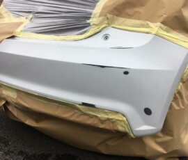 white pearl scratch repaired in billericay - before