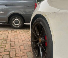 Porsche Car Scratch Repair Chipping Ongar (before)